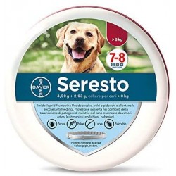 Seresto 45 g collare antiparassitario 70 cm per cani sopra gli 8 kg