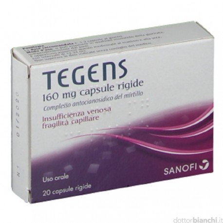 Tegens 160 mg 20 capsule