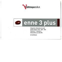 Enne 3 Plus integratore antiossidante a base di omega 3 20 capsule