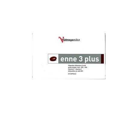 Enne 3 Plus integratore antiossidante a base di omega 3 20 capsule