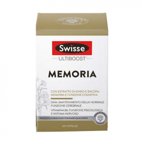 Swisse Memoria - Integratore alimentare per potenziare la funzione cognitiva 60 capsule