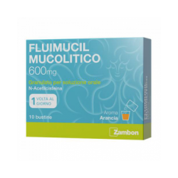 Fluimucil Mucolitico 600 mg granulato per sospensione orale 10 bustine
