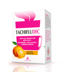 Tachifludec polvere per soluzione orale gusto arancia 10 bustine