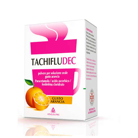 Tachifludec polvere per soluzione orale gusto arancia 10 bustine