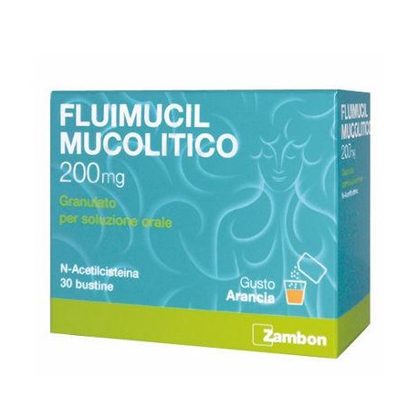 Fluimucil Mucolitico 200 mg 30 bustine