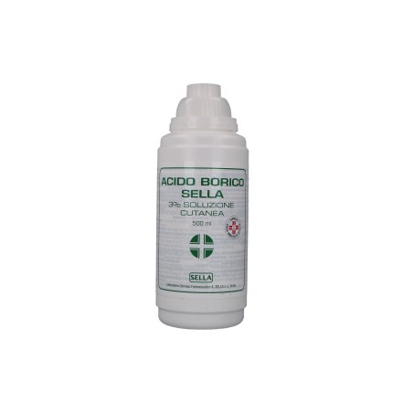 Acido Borico Sella 3% 500 ml Acido Borico Sella 3% 500 ml