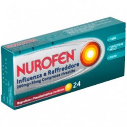 Nurofen Influenza Raffreddore 200 mg + 30 mg 24 compresse