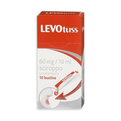 Levotuss Sciroppo 60 mg/10 ml 10 bustine monodose