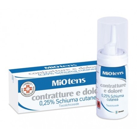 Miotens Contratture E Dolore 0,25% schiuma cutanea Miotens Contratture E Dolore 0,25% schiuma cutanea