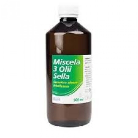 Sella Miscela 3 olii preparato lassativo oleoso lubrificante 500 ml Sella Miscela 3 olii preparato lassativo oleoso lubrificante 500 ml