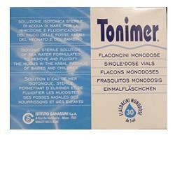 Tonimer Lab flaconcini monodose con soluzione isotonica per neonati e bambini 30 flaconcini 5 ml