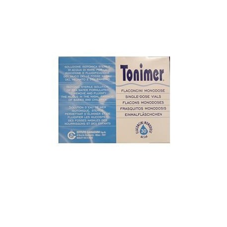 Tonimer Lab flaconcini monodose con soluzione isotonica per neonati e bambini 30 flaconcini 5 ml