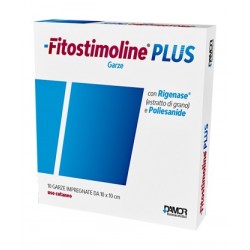 Fitostimoline Plus Garze protettive per guarigione di lesioni cutanee 10 x 10 cm