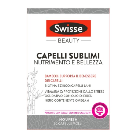 Swisse Capelli Sublimi 30 capsule - Nutrimento e bellezza per i capelli Swisse Capelli Sublimi 30 capsule - Nutrimento e bellezza per i capelli