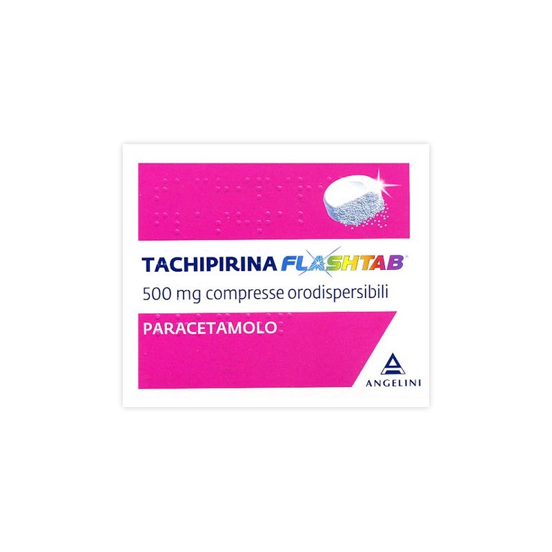 Tachipirina Flashtab 500 mg 16 compresse orodispersibili Tachipirina Flashtab 500 mg 16 compresse orodispersibili