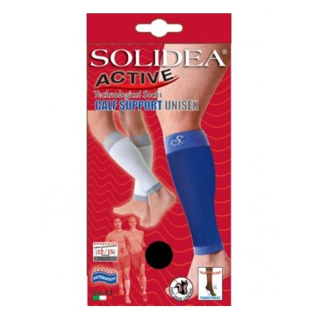 Solidea CalfSupport gambale compressione graduata nero taglia L