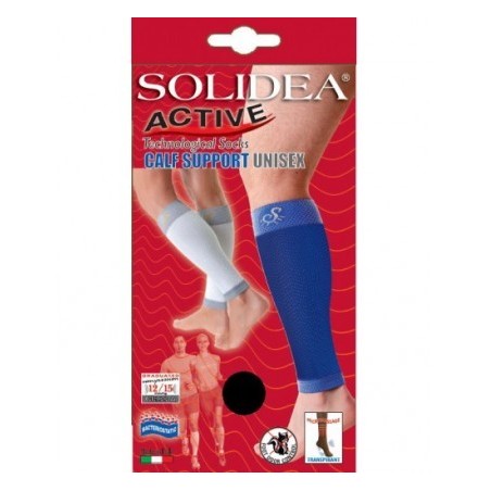 Solidea CalfSupport gambale compressione graduata nero taglia L Solidea CalfSupport gambale compressione graduata nero taglia L