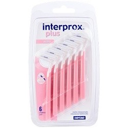 Interprox Plus Nano Rosa scovolino per igiene orale 0.6 mm 6 pezzi