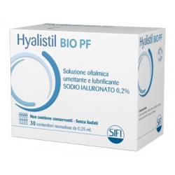 Hyalistil BIO PF Soluzione oftalmica monodose umettante e lubrificante 30 contenitori monodose da 0,25 ml