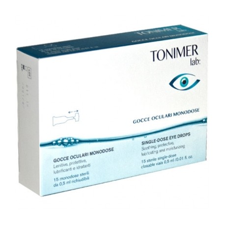 Tonimer Lab gocce oculari lenitive e idratanti 15 monodose sterili