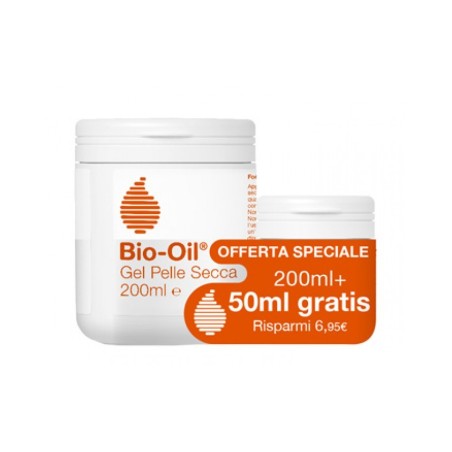 Bio Oil Gel Pelle Secca - Idratante Viso e Corpo Intensivo 200 ml + 50 ml OMAGGIO Bio Oil Gel Pelle Secca - Idratante Viso e Corpo Intensivo 200 ml + 50 ml OMAGGIO