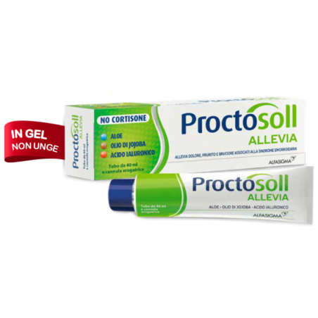 Proctosol Allevia Gel anale per le emorroidi 40 ml Proctosol Allevia Gel anale per le emorroidi 40 ml