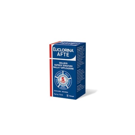 Euclorina Afte Spray orale per trattare le afte 15 ml Euclorina Afte Spray orale per trattare le afte 15 ml
