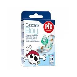 Pic Boy Cerotti delicati per Bambini formato medio 19x72 mm 24 cerotti