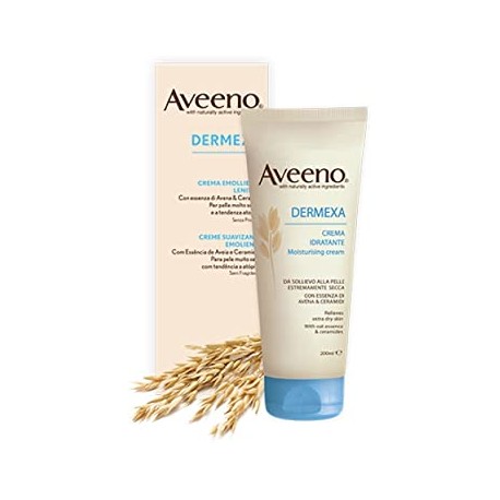 Aveeno Dermexa Crema corpo idratante e lenitiva pelle secca e atopica 200 ml