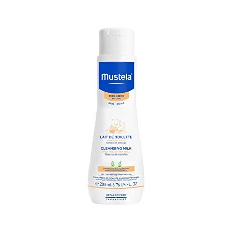 Mustela Latte di Toilette per viso e corpo del neonato 200 ml