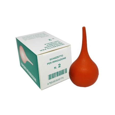 Schizzetto in gomma misura 2 per lavaggi intestinali Schizzetto in gomma misura 2 per lavaggi intestinali