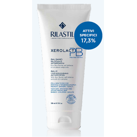 Rilastil Xerolact PB - Balsamo corpo relipidante per pelle molto secca e atopica 200 ml Rilastil Xerolact PB - Balsamo corpo relipidante per pelle molto secca e atopica 200 ml