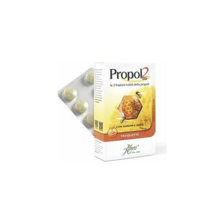 Aboca Propol2 EMF Adulti - Integratore di propoli per le difese immunitarie 30 tavolette