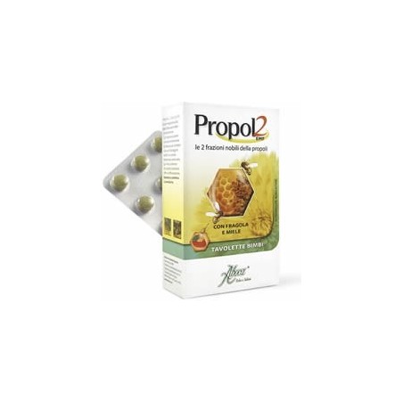Aboca Propol2 EMF Bambini - Integratore per le difese immunitarie 45 tavolette gusto fragola e miele Aboca Propol2 EMF Bambini - Integratore per le difese immunitarie 45 tavolette gusto fragola e miele