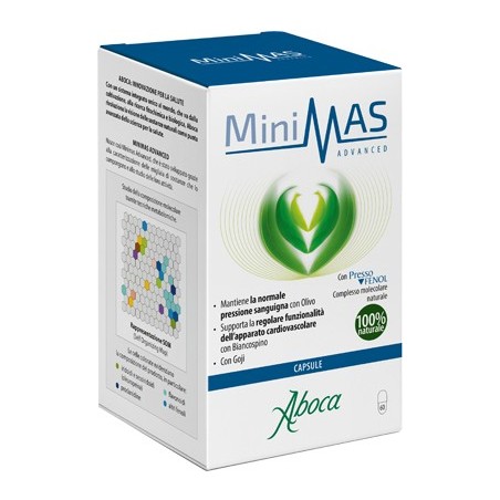 Aboca Minimas Advanced - Integratore per il benessere cardiovascolare 60 capsule Aboca Minimas Advanced - Integratore per il benessere cardiovascolare 60 capsule