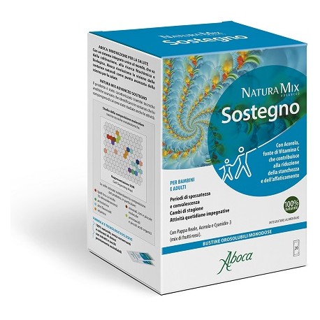 Aboca Natura Mix Advanced Sostegno - Integratore ricostituente 20 bustine