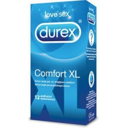 Durex Comfort XL profilattico extra large in lattice di gomma naturale 12 pezzi