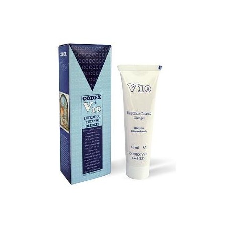 V10 Oleogel Eutrofico cutaneo cicatrizzante rigenerante cutaneo 50 ml