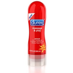 Durex Massage 2 in 1 Sensual gel da massaggio lubrificante intimo 200 ml