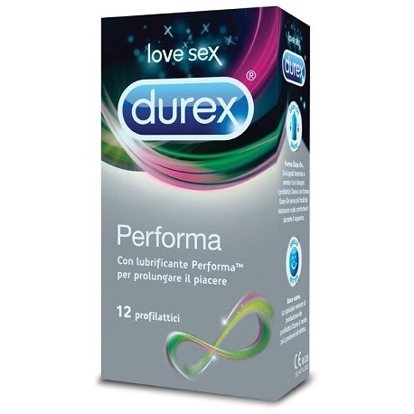Durex Performa Profilattico ritardante lubrificante 12 pezzi