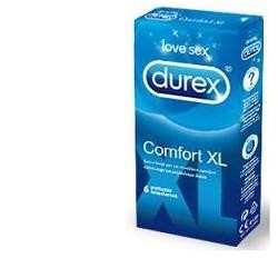 Durex Comfort XL preservativo extra large in lattice naturale 6 pezzi