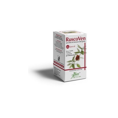 Aboca Ruscoven Plus - Integratore per il benessere delle gambe 50 opercoli