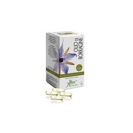Aboca Olio di Borragine - Integratore per il benessere della pelle 50 opercoli Aboca Olio di Borragine - Integratore per il benessere della pelle 50 opercoli