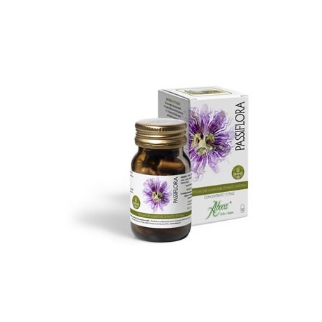 Aboca Passiflora Concentrato Totale - Integratore per contrastare ansia e stress 50 opercoli