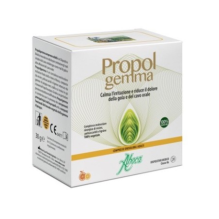 Aboca Propolgemma - Integratore per la gola degli adulti 20 compresse orosolubili Aboca Propolgemma - Integratore per la gola degli adulti 20 compresse orosolubili