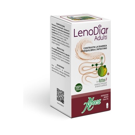 Aboca Lenodiar Adulti - Integratore contro la diarrea 20 capsule