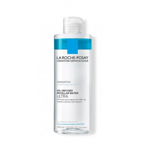 La Roche Posay Oil Infused Micellar Water - Acqua micellare struccante oleosa bifasica 400 ml