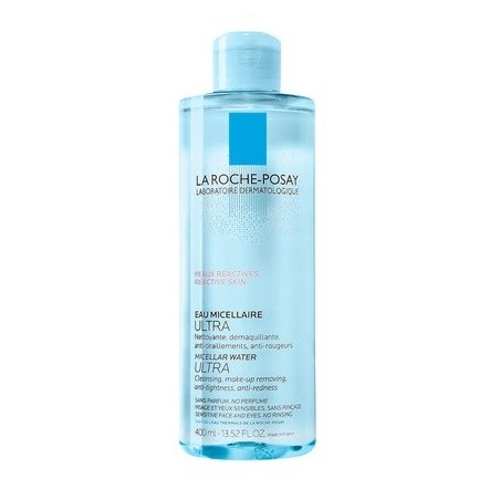 La Roche Posay Eau Micellare Ultra - Acqua micellare struccante pelle reattiva 400 ml La Roche Posay Eau Micellare Ultra - Acqua micellare struccante pelle reattiva 400 ml