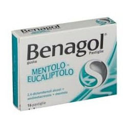 Benagol Mentolo Eucalipto 16 pastiglie per la gola