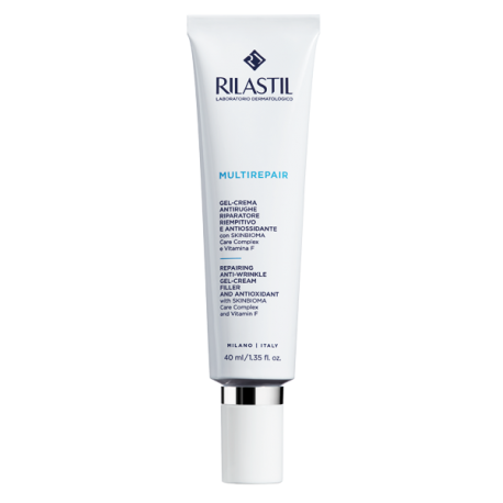 Rilastil Multirepair Gel Crema antirughe e riparatore per pelle normale e mista 40 ml